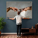 Funny Bathroom Wall Art Canvas, Creation of Toilet Paper by MyGreatCanvas | Canvas Wall Art Prints | Photo Prints & Wall Decor