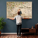 Wedding Guest Book Alternative Wall Art Canvas Print, Personalized Wedding Signature Poster, Custom Couple Photo Guestbook Canvas by MyGreatCanvas | Canvas Wall Art Prints | Photo Prints & Wall Decor