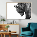 Black and White Grizzly 399 Bear Canvas Print Wall Art | by MyGreatCanvas | Canvas Wall Art Prints | Photo Prints & Wall Decor