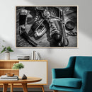 Old Pair of Mens Skates Wall Art Canvas, Men Skates Wall Art by MyGreatCanvas | Canvas Wall Art Prints | Photo Prints & Wall Decor