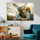 Vintage Airplane Canvas Print by MyGreatCanvas | Canvas Wall Art Prints | Photo Prints & Wall Decor
