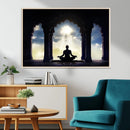 Women and Yoga Wall Art Canvas Print