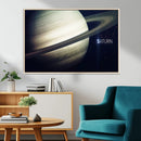 Framed Saturn Wall Art Canvas Print