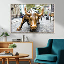 Charging Bull Wall Art Canvas Print