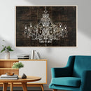 Rustic Chandelier Canvas Print by MyGreatCanvas | Canvas Wall Art Prints | Photo Prints & Wall Decor
