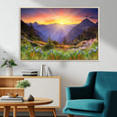 Mountain and Spring Wall Art Canvas Print by MyGreatCanvas | Canvas Wall Art Prints | Photo Prints & Wall Decor