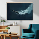 Swimmer Wall Art Canvas Print