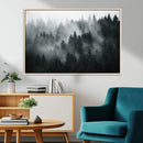 Foggy Forest Wall Art Canvas Print | 3 Panel Large Misty by MyGreatCanvas | Canvas Wall Art Prints | Photo Prints & Wall Decor