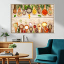 Kitchen Spice on the Table Wall Art, Kitchen Spice Wall Art by MyGreatCanvas | Canvas Wall Art Prints | Photo Prints & Wall Decor