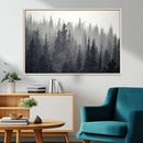 Misty Forest Canvas Wall Art – Monochrome Triptych Pine Tree by MyGreatCanvas | Canvas Wall Art Prints | Photo Prints & Wall Decor