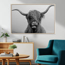 Texas Cow Wall Art Canvas, Texas Longhorn Cattle Canvas by MyGreatCanvas | Canvas Wall Art Prints | Photo Prints & Wall Decor
