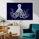 Blue Octopus Wall Art Canvas Print by MyGreatCanvas | Canvas Wall Art Prints | Photo Prints & Wall Decor