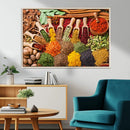 Spices Kitchen Wall Art Canvas Print by MyGreatCanvas | Canvas Wall Art Prints | Photo Prints & Wall Decor