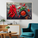 Red Pepper Kitchen and Restaurant Wall Wall Art, Red Pepper by MyGreatCanvas | Canvas Wall Art Prints | Photo Prints & Wall Decor