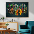 Colorful Spices Canvas Wall Art – Vibrant Kitchen Decor by MyGreatCanvas | Canvas Wall Art Prints | Photo Prints & Wall Decor