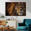 Mighty Lion Wall Art Canvas Print – Majestic Animal Portrait