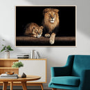 Lion Canvas Wall Art – Majestic Animal Print Artwork for by MyGreatCanvas | Canvas Wall Art Prints | Photo Prints & Wall Decor