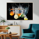 Kitchen Wall Art, Kitchen Fruits Art Canvas Print