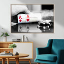 Aces Poker Art Poker Game Wall Art Canvas Print