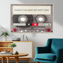 Music Cassette Iconic Wall Art Canvas Print by MyGreatCanvas | Canvas Wall Art Prints | Photo Prints & Wall Decor