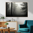 Misty Forest Wall Art Premium Canvas Print a Foggy and by MyGreatCanvas | Canvas Wall Art Prints | Photo Prints & Wall Decor