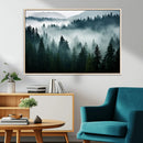 Captivating Misty Forest Wall Art Canvas, Premium Canvas by MyGreatCanvas | Canvas Wall Art Prints | Photo Prints & Wall Decor