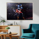 American Football Wall Art Canvas Print, Stadium Sport Wall
