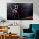 American Football Wall Art Canvas Print, Stadium Sport Wall