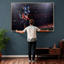 American Football Wall Art Canvas Print, Stadium Sport Wall