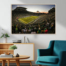 Oregon Stadium Canvas Wall Art - Captivating Game Day Scene