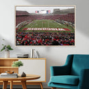 Wisconsin Badgers Team Print Canvas - Madison Camp Randall