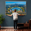 Los Angeles Dodgers Wall Art Canvas, Dodger Stadium Wall Art