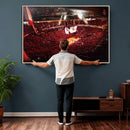 Houston Rockets Basketball Team Print Canvas- Houston Toyota