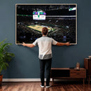 Milwaukee Bucks Basketball Print - Fiserv Forum Stadium Wall
