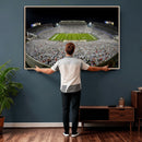 Beaver Stadium Night Game Triple Canvas Wall Art - Penn