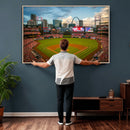 St. Louis Cardinals Baseball Team Print - Busch Stadium Wall