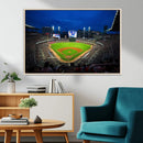 Truist Park Night Game Canvas Art - Atlanta Braves Stadium