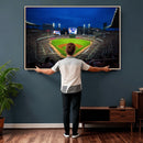 Truist Park Night Game Canvas Art - Atlanta Braves Stadium