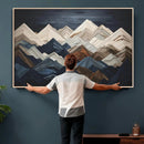 Wood Mountain Wall Art | Mountain Canvas Print Wood Decor | by MyGreatCanvas | Canvas Wall Art Prints | Photo Prints & Wall Decor