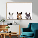 Horse Prints Set, Set of 3 Horse Wall Art, Horses Portraits, by MyGreatCanvas | Canvas Wall Art Prints | Photo Prints & Wall Decor