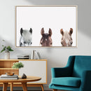 Horse Wall Art - Minimalist Horse Triptych Wall Art – Modern by MyGreatCanvas | Canvas Wall Art Prints | Photo Prints & Wall Decor