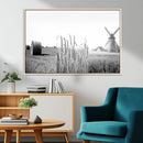 Vintage Farmhouse Black and White Triptych Wall Art – Giclee