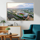 Old Trafford Manchester United Stadium Wall Art Canvas Print