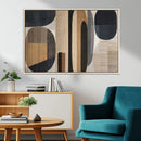 Wabi Sabi Canvas Print - Geometric Abstract Wall Art Canvas
