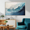Ocean Wave Canvas Wall Art Print – Coastal Living Room Large