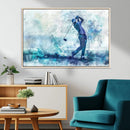 Golf Swing Wall Art Canvas Print - Sports-Inspired