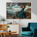 Miranda by the Shore Wall Art Canvas Print – Tempest Scene by MyGreatCanvas | Canvas Wall Art Prints | Photo Prints & Wall Decor