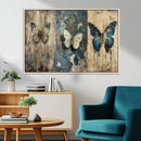 Butterfly Wall Art Trio | Vintage Butterfly Canvas Print | by MyGreatCanvas | Canvas Wall Art Prints | Photo Prints & Wall Decor
