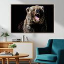 Grizzly Bear Canvas Print | Wildlife Wall Art for Cabin by MyGreatCanvas | Canvas Wall Art Prints | Photo Prints & Wall Decor