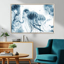 Abstract Jellyfish Canvas Print Wall Art